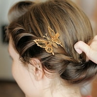 HGW klip za kosu za žene kandže kopče za guste kose leptir za kosu metalna oprema za kosu divlji prasak