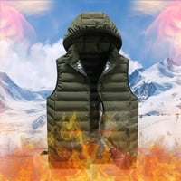 Leey-World Heavhi zimski kaputi za muškarce mušku taktičku jaknu koja je mekana školjka zimska jakna lagana vodootporna kaputa vojska zelena, 6xl
