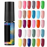Yolai Color Nail Poljska crna boca puna boja za nokte Specijalni brtvilac pogodan za dame i djevojke Jedinstveni sjajni salon za nokte na bazi vode 10ml