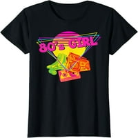 80-ih Djevojka 1980-ih modna 80-ih Vibe Party Tema Outfits Retro majica