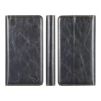 Luxmo gospodin novčanik za magnetsku kožu za iPhone Pro MA Black
