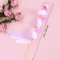 Traka za štapiće Fairy Sticks Ribbon Streamers Winds sa sitnim zvonom vjenčanja Štapić za zabavu Favori