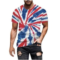 CLlios grafički majice Muškarci Ljeto 3D print majica Vintage kratki rukav Top fitness crewneck Funny