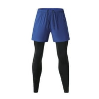 U Xmarks Muškarci u trčanjama, kompresijom atletske hlače Teretana za trčanje nogu trčanja, rastezanje brzog suhog fit košarkaške hlače sa džepovima, S-2XL