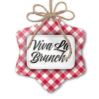 Božićni ukras vintage slova Viva la ručak