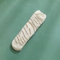Zimske čarape za ženske koralne čarape Stripe čarape Šarene lagane čarape Casual Socks Termičke čarape