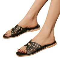 Sandale za žene Dame Fashion Furno ravne rezbarene papuče Sandale Ležerne cipele Yutnsbel